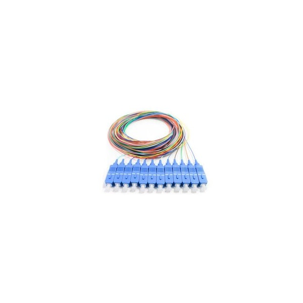 Swe-Tech 3C 12 Strand Fiber Pigtail, 9/125 SinglemodeBlue Boot, SC/UPC, 3 meter FWT15F1-00112 - main